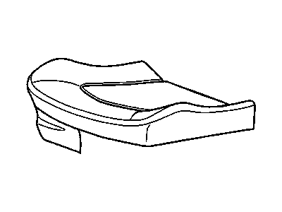 Cadillac 23174096 COVER,PASSENGER SEAT CUSHION(INCLUDES 2-5,13,56)(BLUE)