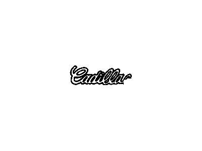 Cadillac 1624421 Nameplate
