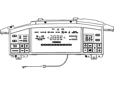 Cadillac 16191776 Instrument Cluster