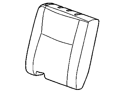 Chevy 89044409 COVER,3RD ROW SEAT BACK(CASHMERE)