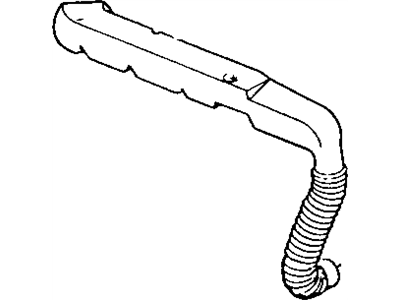 Pontiac T1000 Air Intake Coupling - 477415