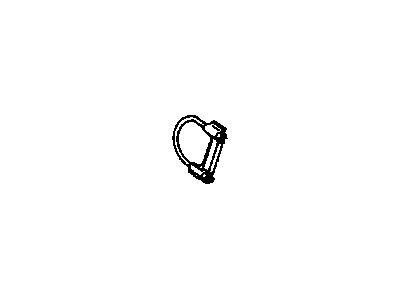 Chevy 15529483 CLAMP,EXHAUST MUFFLER(76.20MM/16.9)(111.6MM LONG (INCLUDES BOLT)
