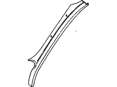 GM 22566504 Interior Molding, Driver Side