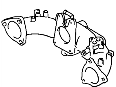 Chevy 91176133 PIPE,INTAKE MANIFOLD REAR CROSSOVER