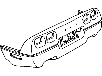 Chevy Corvette Bumper - 10153675
