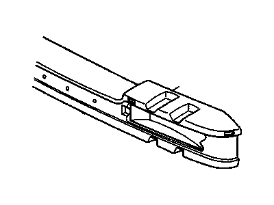 Cadillac 1644097 Impact Bar