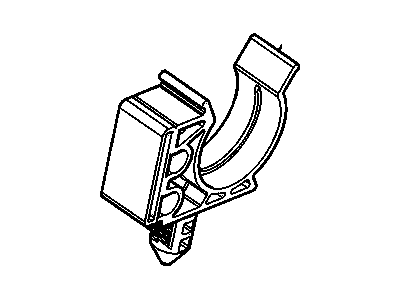 Chevy 11569862 CLIP,REAR BRAKE FRONT PIPE(48.5X55.0X15.0)(HOLDS (2)6.85 TUBES,(1)28.5 WIRE HARNESS,TREE FITS 10 DIAMETER HOLE)