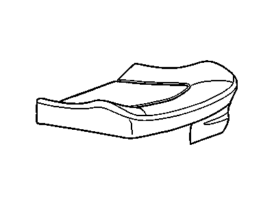 Cadillac 23174131 COVER,DRIVER SEAT CUSHION(BLUE)