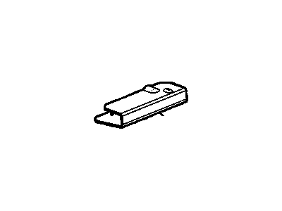 20777456 GM Cover, Front Seat Adjuster Track, Passenger Side Illustration 1 of 1
