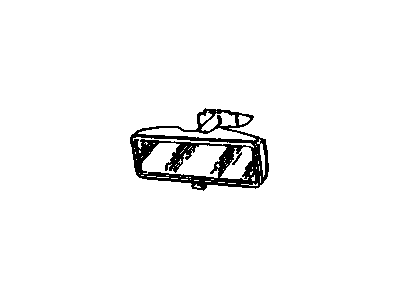 1992 Chevy Cavalier Side View Mirrors - 12391784