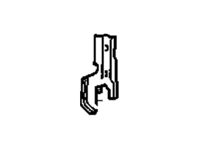 GM 20542640 Reinforcement, Passenger Side 20542640 GM Reinforcement, Passenger Side Illustration 1 of 1