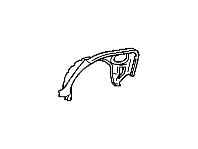 GM 10049979 Outer Wheelhouse, Rear Driver Side 10049979 GM Outer Wheelhouse, Rear Driver Side Illustration 1 of 1