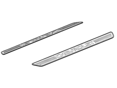 Chevy 42505938 PLATE PKG,SIDE DOOR SILL TRIM(INCLUDES 2)(INSTALL 0.50)(0.2836 KG)