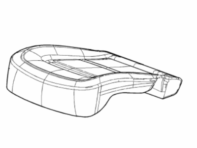 Chevy 84645227 COVER,FRONT SEAT CUSHION(BLACK)