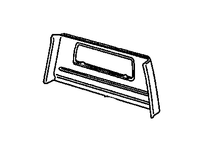 467289 GM Back Panel, Rear Inner Illustration 1 of 1