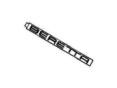 Chevy Beretta Emblem - 10108001