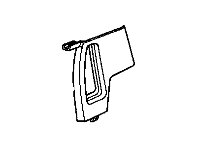 Oldsmobile 10076995 Quarter Trim