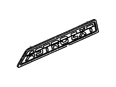 Chevy Astro Emblem - 15633300