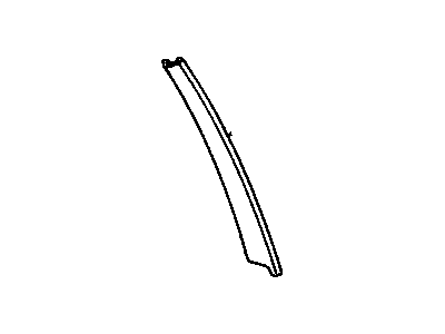 GM 10055272 Drip Molding, Black, Passenger Side