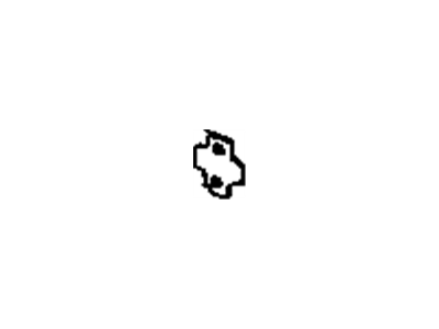 16634372 GM Spacer, Door Lock Striker Illustration 1 of 1