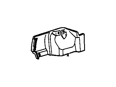 Oldsmobile 20539451 TRIM, SIDE-LH (H69 EXCEPT B48 1986-87)(1988-89)(*02)
