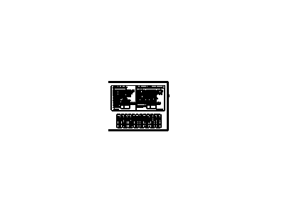 Chevy 52373069 LABEL,CNG TANK INSPECTION INFORMATION(TYPE 4 TANK)