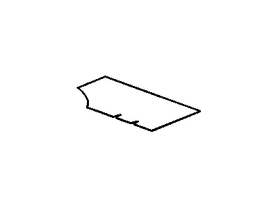 Hummer 15194051 DEADENER,FLOOR PANEL FRONT(FRONT PASSENGER FRONT)