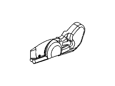Saturn 15812349 COVER,DRIVER SEAT ADJUSTER & RECLINING SWITCH OPENING(EBONY)(2-WAY)
