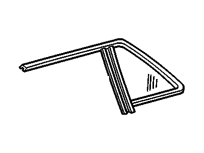 Cadillac 25650968 Vent Glass