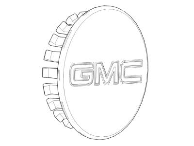 GMC 19351700 CAP PKG,WHEEL TRIM(INCLUDES 1)(INSTALL 0.40)(SINGLE 0.02 KGS)(4 PC QTY OF 52015040)(5.858)