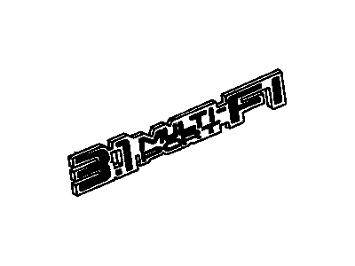Chevy 22572189 Nameplate