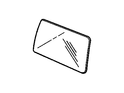 Chevy 20906510 WINDOW,BODY SIDE REAR