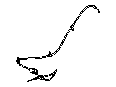 Chevy Malibu Parking Brake Cable - 10373844