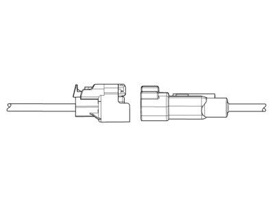 Chevy 13576408 CONNECTOR KIT,WIRING HARNESS(INTAKE AIR FLOW VALVE)(BLACK)(6-WAY FEMALE,SEALED)(W/LEADS)(3.440)(SIDE ELECTRIC CODE: Q20)