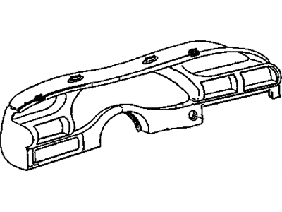 Pontiac 10243915 Cluster Trim