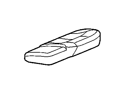 Chevy 88937893 COVER,REAR SEAT CUSHION(PEWTER)(CARPET ON REAR SEAT CUSHION & BACK HAS THICK/VERY COARSE BACKING; FOR 2ND DESIGN SEE 88983725)