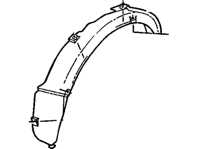 Pontiac GTO Fender Splash Shield - 92081646