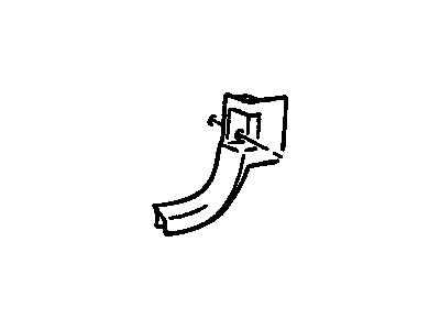 16654215 GM Lower Trim, Driver Side Illustration 1 of 1