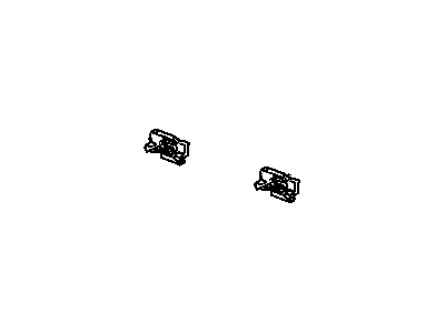 Oldsmobile 25601236 CLIP,FRONT SIDE DOOR LOWER FINISH PANEL(PART OF 8)(ATTACHES TO DOOR OUTER BY 1 WELD STUD)(HOOK & SNAP RETAINER)(UPPER)