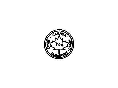 GM 30000584 Label 30000584 GM Label Illustration 1 of 1