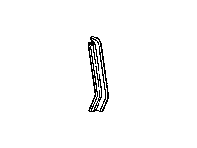 12395516 GM Drip Molding, Passenger Side Illustration 1 of 1