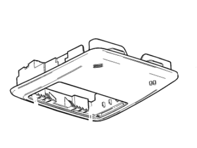 Chevy 95142813 PLATE,ROOF CONSOLE OPENING TRIM(TITANIUM)(*KIT1)