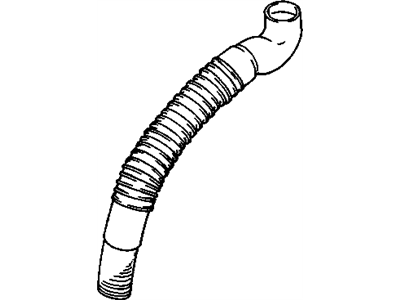 GM 96068152 Hot Air Tube 96068152 GM Hot Air Tube Illustration 1 of 1
