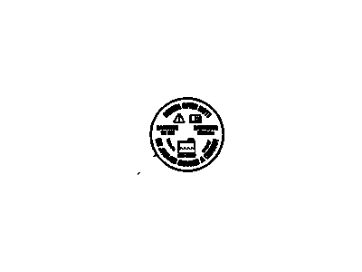 20906234 GM Label, Emissions And Cautions Illustration 1 of 1