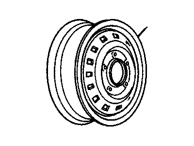 Chevy 9592409 Wheel, Steel