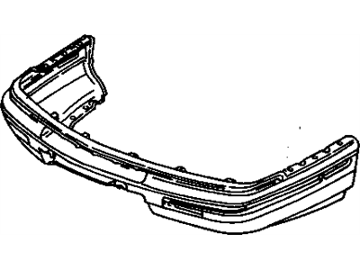 Pontiac 10252349 Bumper Cover