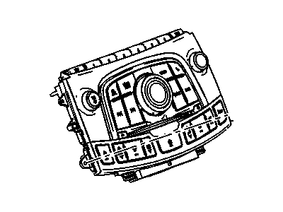 Buick 22758485 CONTROL,AMPLITUDE MODULATION/FREQUENCY MODULATION STEREO & CD PLAYER RADIO(INCLUDES 7)