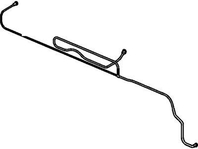 GM 25853663 Hose, Evaporation Emission System(Fuel Tank End), Rear