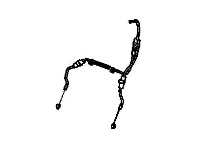 Cadillac 20793164 CABLE,FRONT SEAT BACK LATCH RELEASE(EZ-ENTRY)(*KIT1)