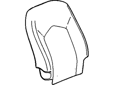 Cadillac 22911733 COVER,PASSENGER SEAT BACK(BLACK)(W/HEAT MAT)